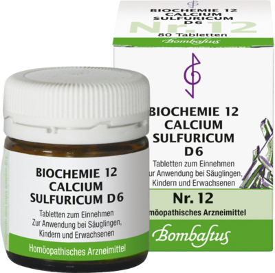 BIOCHEMIE 12 Calcium sulfuricum D 6 Tabletten