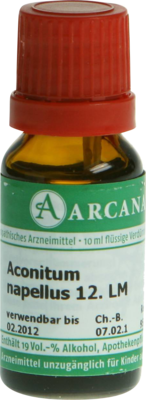 ACONITUM NAPELLUS LM 12 Dilution