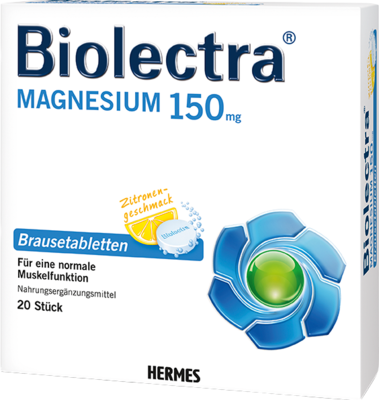 BIOLECTRA Magnesium 150 mg Zitrone Brausetabletten