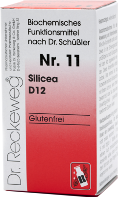 BIOCHEMIE 11 Silicea D 12 Tabletten