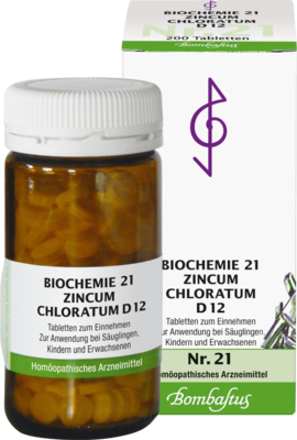 BIOCHEMIE 21 Zincum chloratum D 12 Tabletten