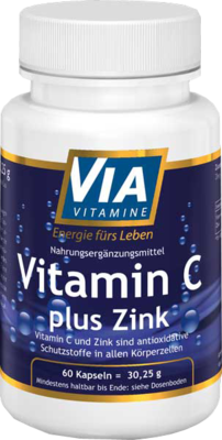 VIAVITAMINE Vitamin C plus Zink Kapseln