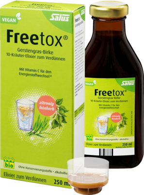 FREETOX Gerstengras-Birke 10-Kräuter-Elixier Bio