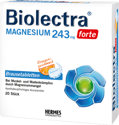 BIOLECTRA Magnesium 243 mg forte Orange Brausetab.