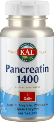 PANCREATIN 1400 mg KAL Tabletten
