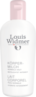 WIDMER Körpermilch unparfümiert