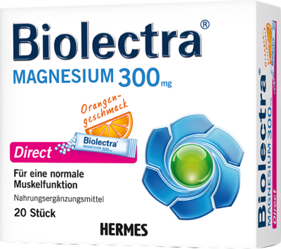 BIOLECTRA Magnesium 300 mg Direct Orange Sticks