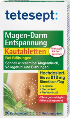 TETESEPT Magen-Darm Entspannung Kautabletten