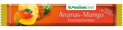 DR.MUNZINGER Fruchtschnitte Ananas-Mango