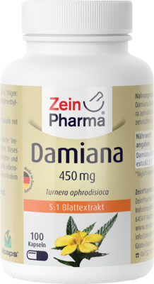 DAMIANA KAPSELN 450 mg 5:1 Blattextrakt