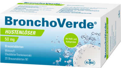 BRONCHOVERDE Hustenlöser 50 mg Brausetabletten