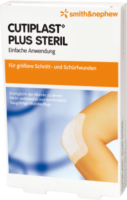 CUTIPLAST Plus steril 10x29,8 cm Verband