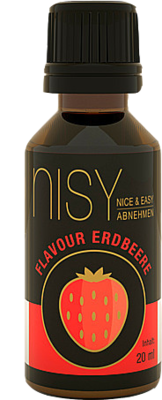 NISY Flavour Tafelsüße Erdbeere Tropfflasche