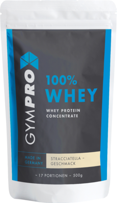 GYMPRO 100% Whey Protein Pulver Stracciatella