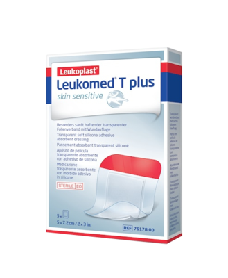 LEUKOMED T plus skin sensitive steril 8x10 cm