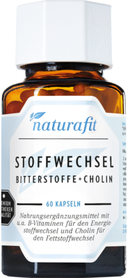 NATURAFIT Stoffwechsel Bitterstoffe+Cholin Kapseln