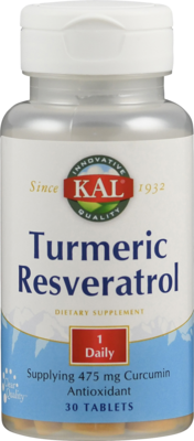 TURMERIC Resveratrol Solaray Tabletten